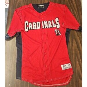 RARE Authentic Vintage St Louis Cardinals True Fan Jersey Large